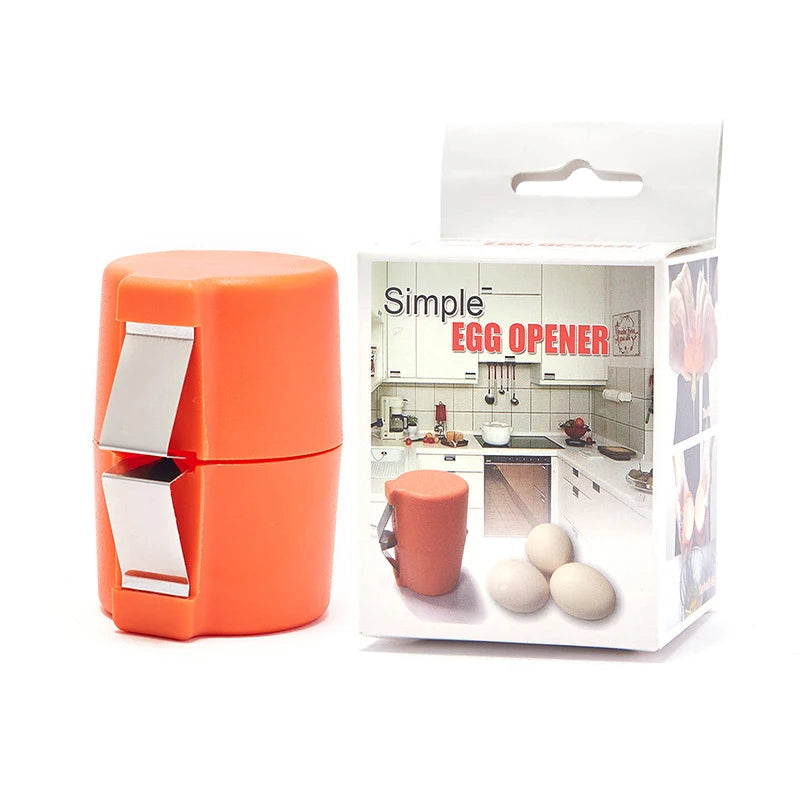 New Egg Shell Opener Portable Egg Shell Opener Tools Handheld Eggs Breaker Multifunctional Egg Cutter Egg Cracker and Separator