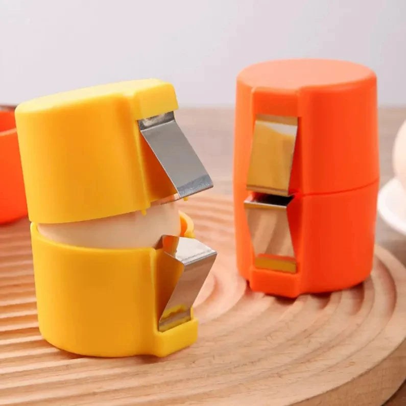 New Egg Shell Opener Portable Egg Shell Opener Tools Handheld Eggs Breaker Multifunctional Egg Cutter Egg Cracker and Separator