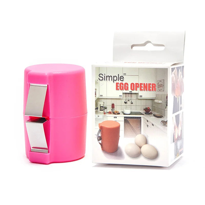 New Egg Shell Opener Portable Egg Shell Opener Tools Handheld Eggs Breaker Multifunctional Egg Cutter Egg Cracker and Separator