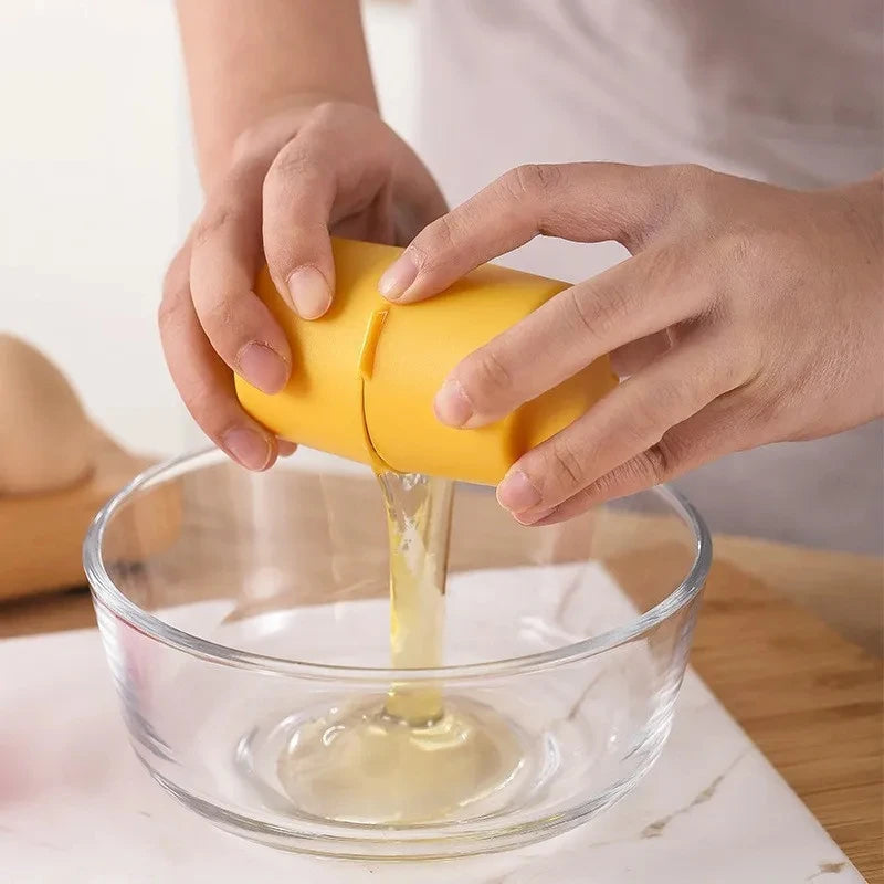 New Egg Shell Opener Portable Egg Shell Opener Tools Handheld Eggs Breaker Multifunctional Egg Cutter Egg Cracker and Separator